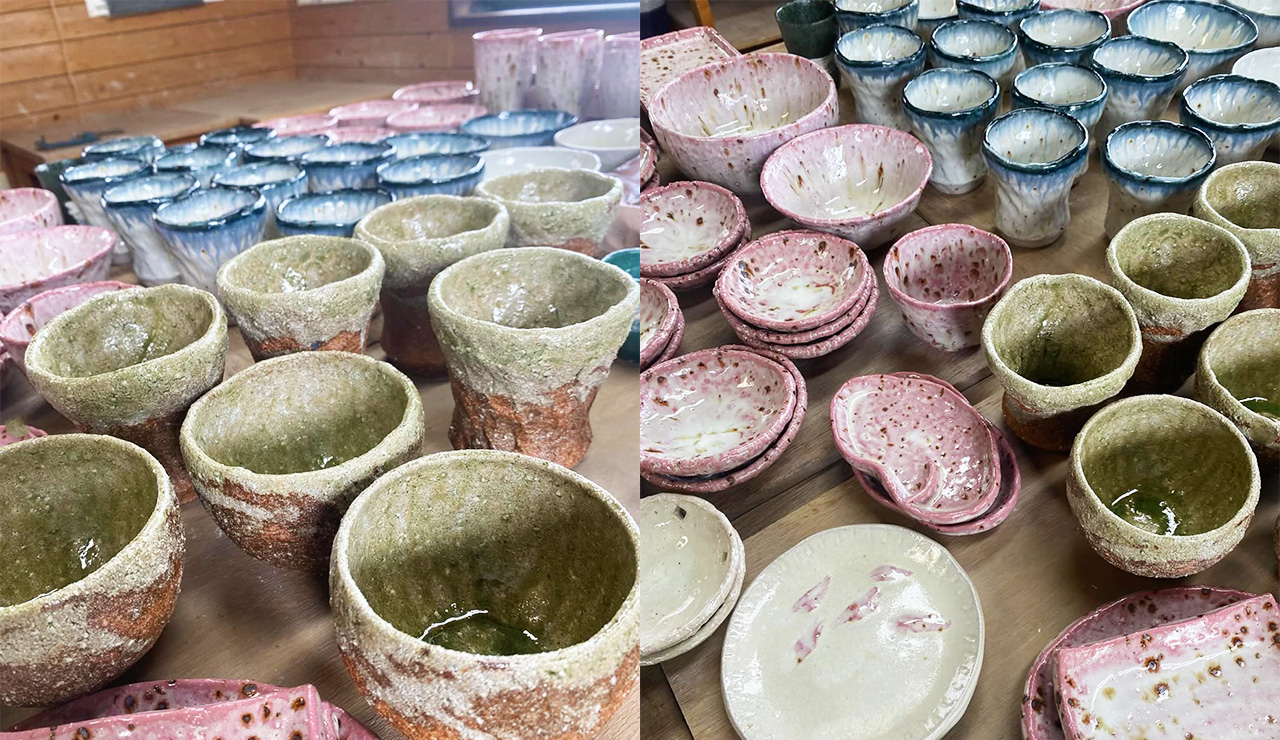 窯出し完了。心和む器がずらりと並びました