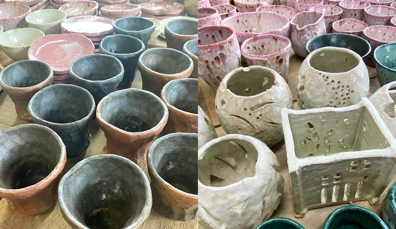 窯出し完了。心和む器がずらりと並びました