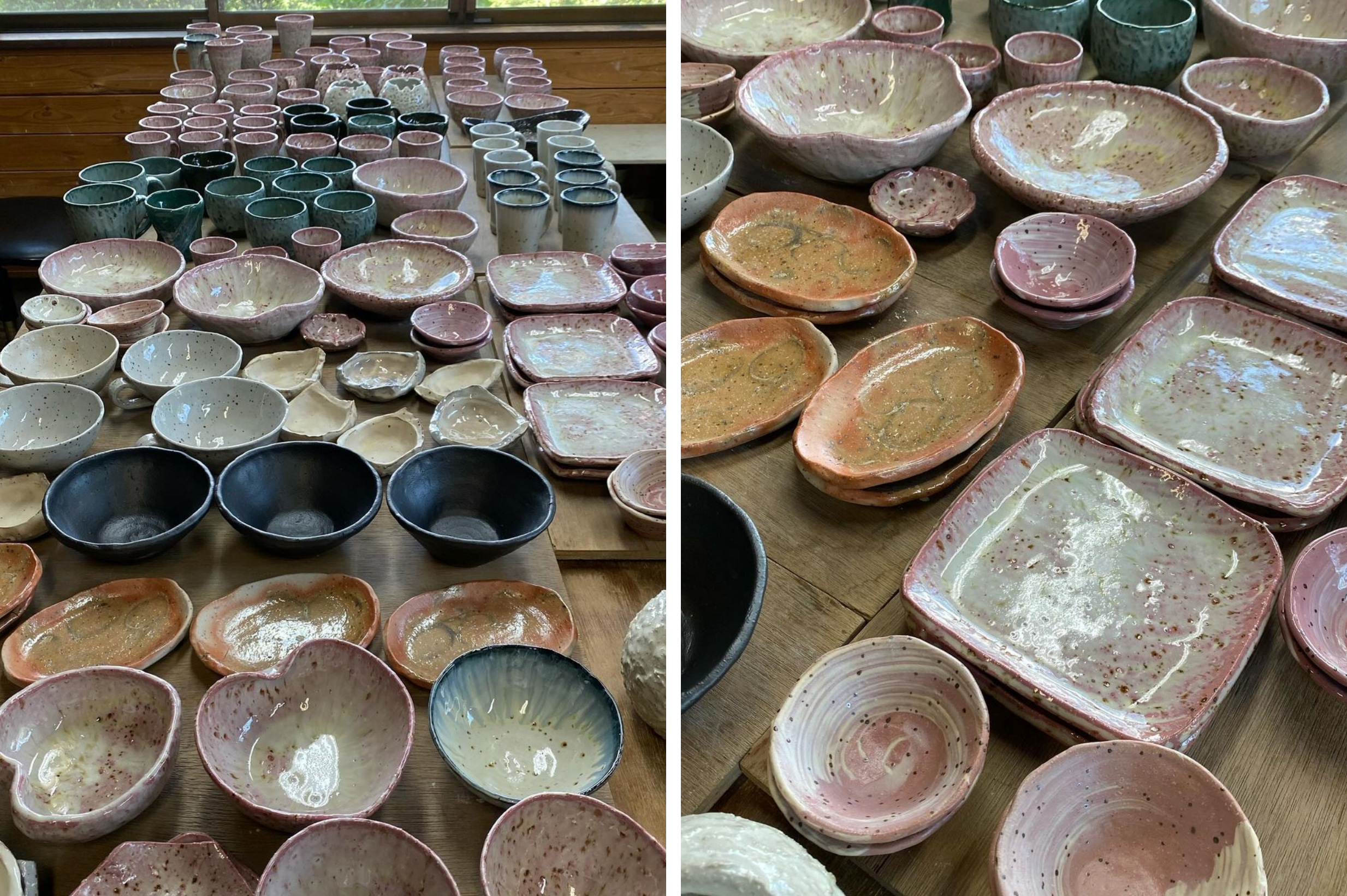 成竹窯の秋の窯出しとホッとするひととき